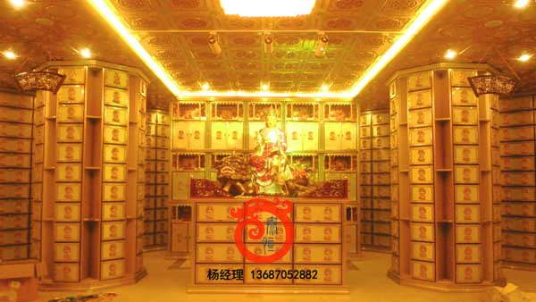 寺廟殯儀館裝修骨灰存放樓工程實(shí)景圖(17)